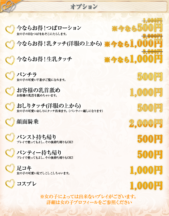 ノーリップオプション