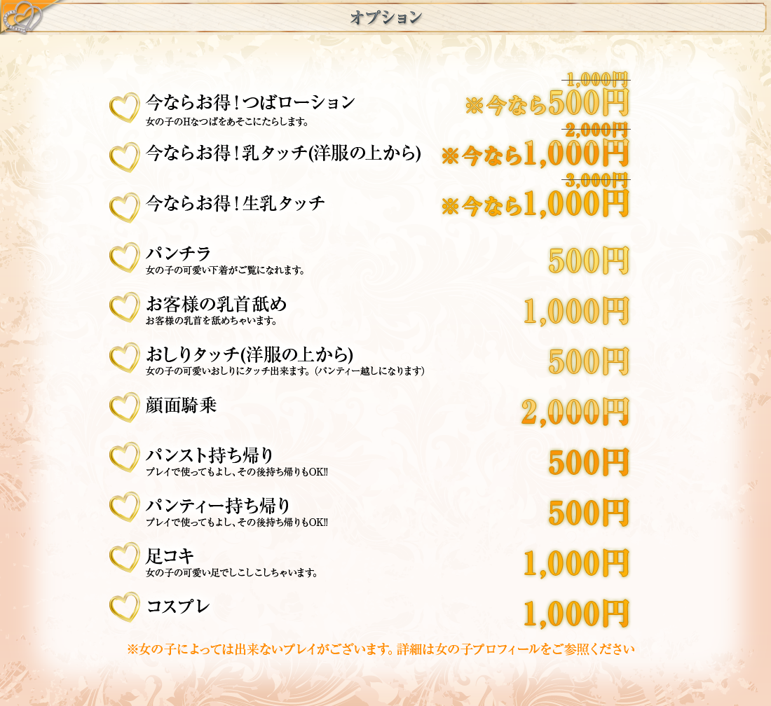 ノーリップオプション
